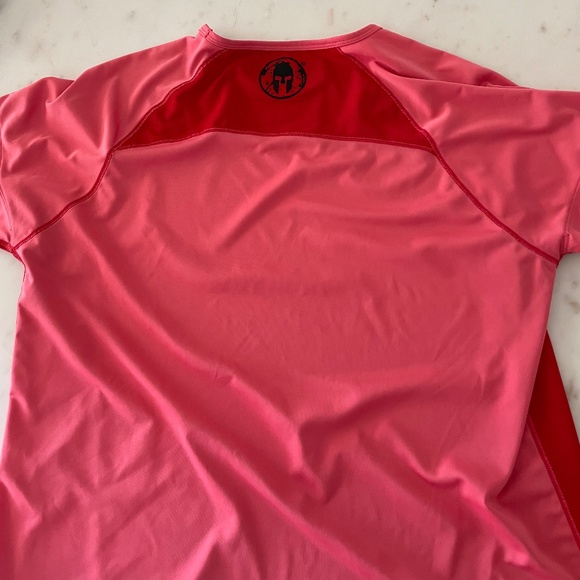 Spartan Training Shirt Two Tone Red Size XL - Picture 4 of 5